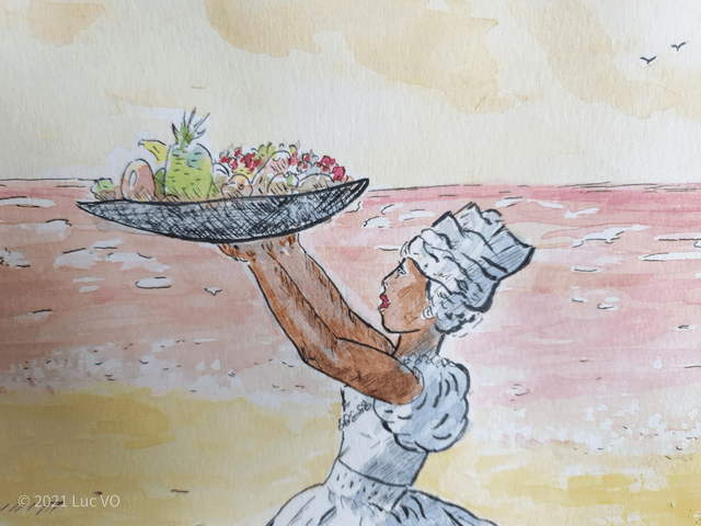 Aminata, la Laveuse du Marigot  (Vendu/Sold)