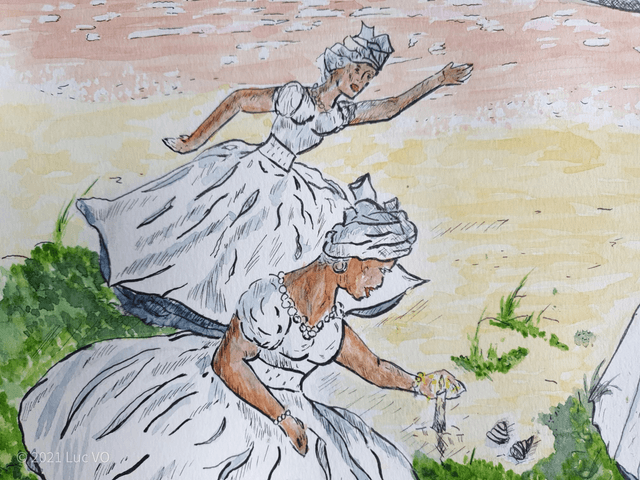 Aminata, la Laveuse du Marigot  (Vendu/Sold)